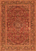 Persian Orange Traditional Rug, tr3185org