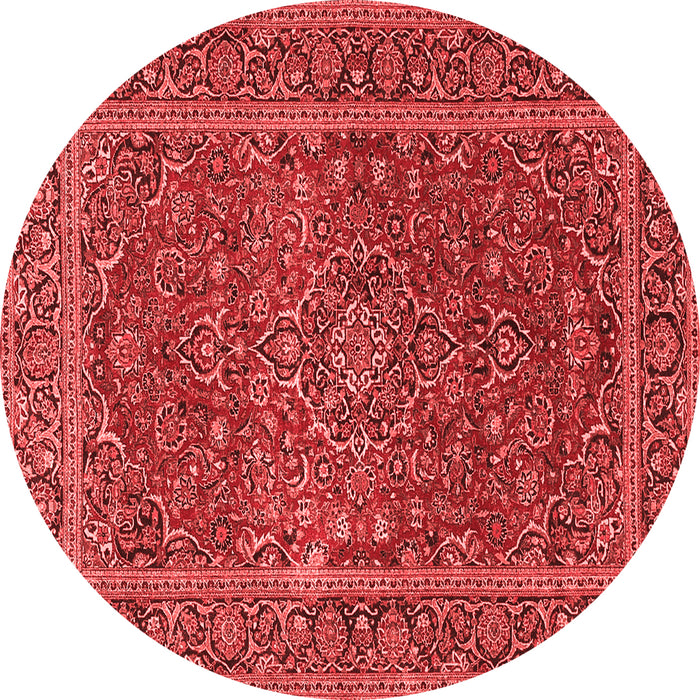 Machine Washable Persian Red Traditional Rug, wshtr3185red