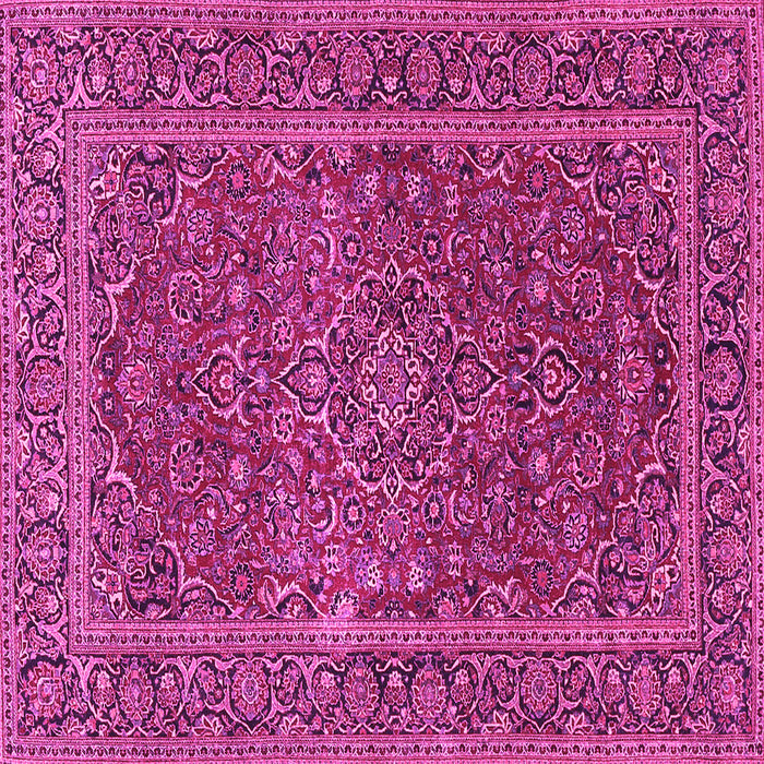 Square Persian Pink Traditional Rug, tr3185pnk