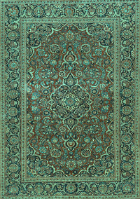 Persian Turquoise Traditional Rug, tr3185turq