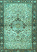 Persian Turquoise Traditional Rug, tr3186turq