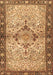 Machine Washable Persian Brown Traditional Rug, wshtr3186brn