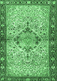Persian Emerald Green Traditional Rug, tr3186emgrn