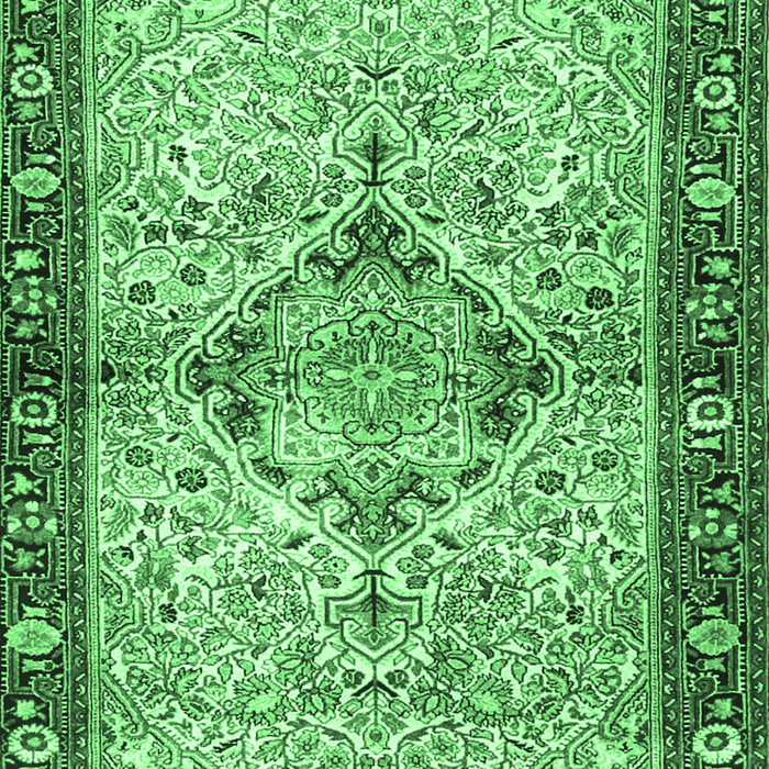 Persian Emerald Green Traditional Rug, tr3186emgrn