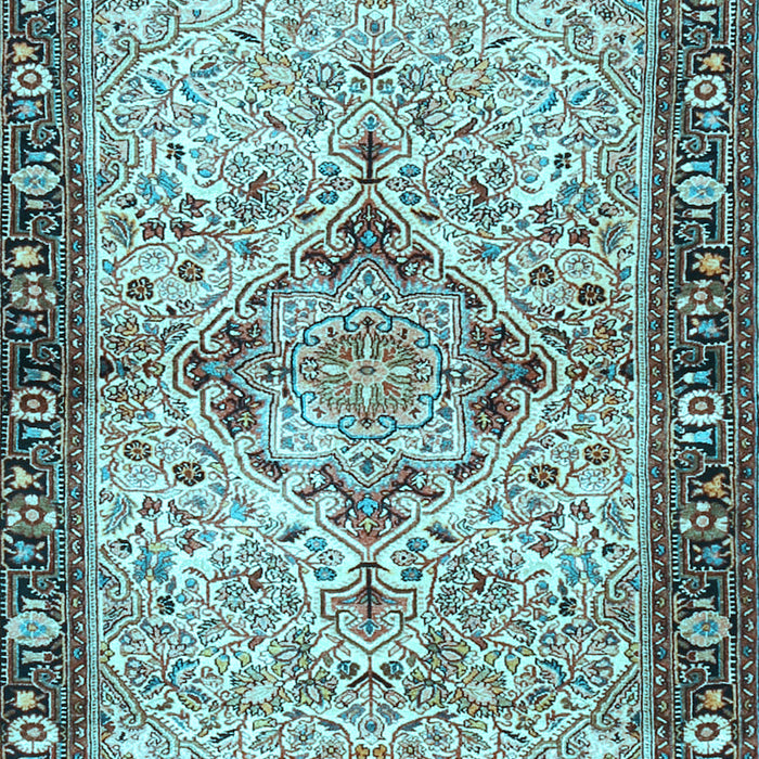 Persian Light Blue Traditional Rug, tr3186lblu