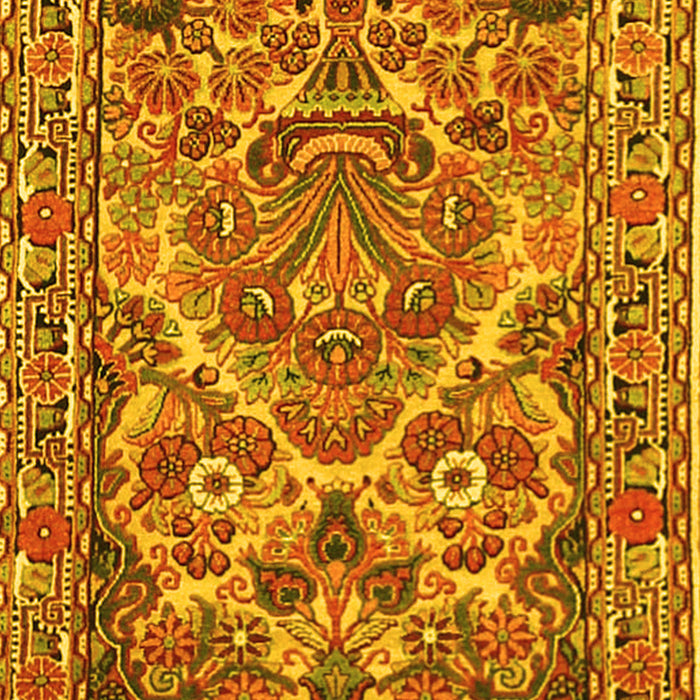Persian Yellow Traditional Rug, tr3187yw
