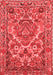 Persian Red Traditional Area Rugs