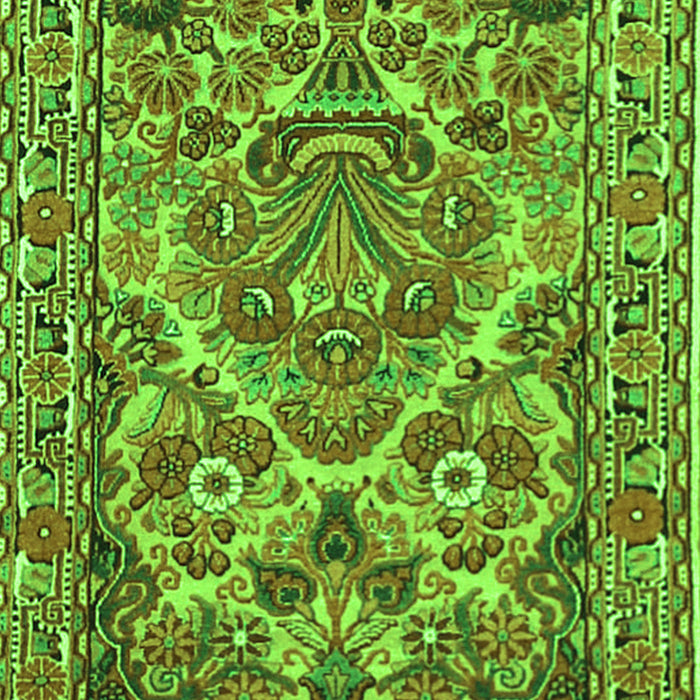 Persian Green Traditional Rug, tr3187grn