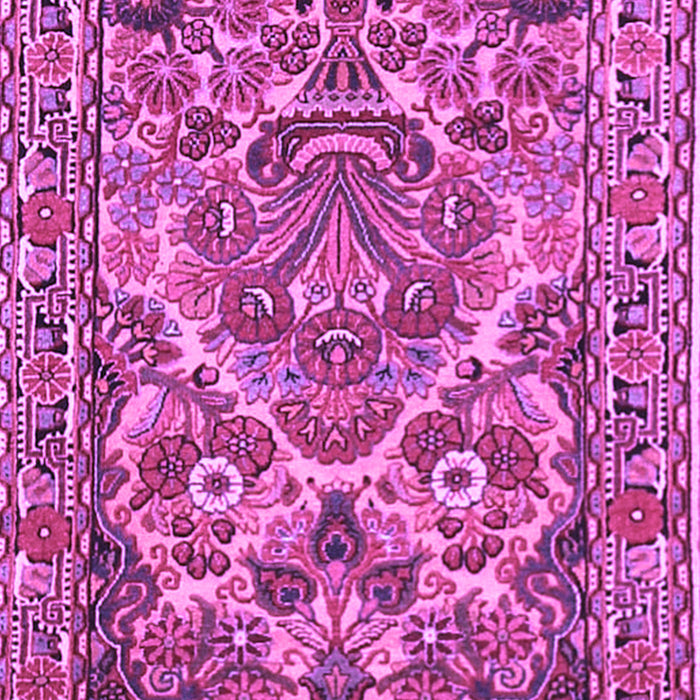 Machine Washable Persian Purple Traditional Area Rugs, wshtr3187pur