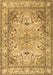 Machine Washable Persian Brown Traditional Rug, wshtr3188brn