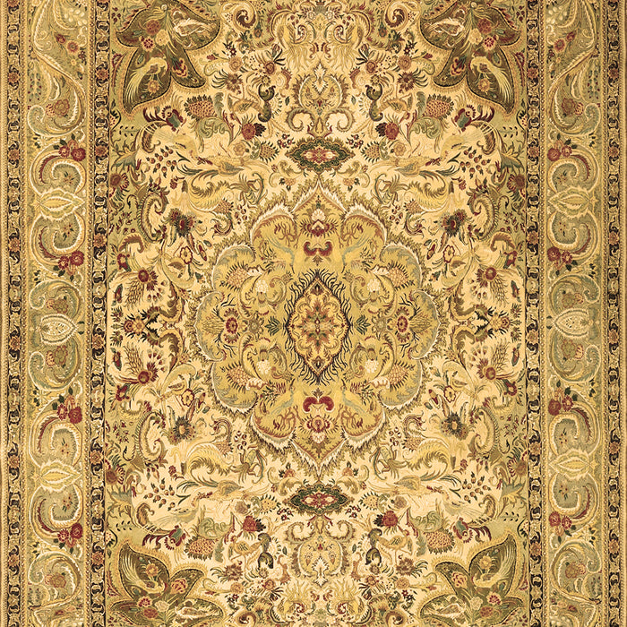 Machine Washable Persian Brown Traditional Rug, wshtr3188brn