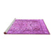 Sideview of Machine Washable Persian Purple Traditional Area Rugs, wshtr3188pur