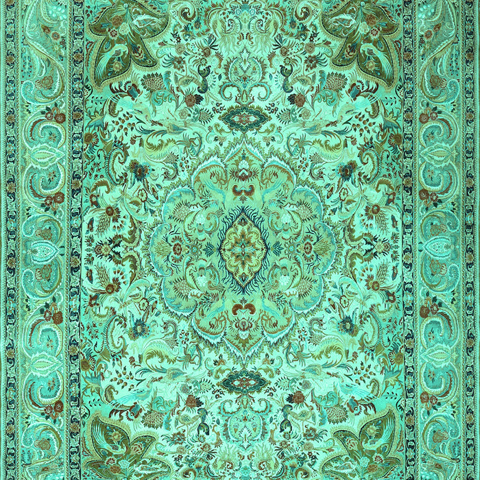 Persian Turquoise Traditional Rug, tr3188turq