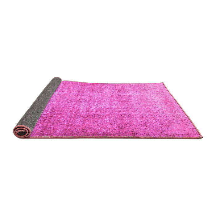 Sideview of Persian Pink Traditional Rug, tr3189pnk