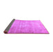 Sideview of Persian Purple Traditional Rug, tr3189pur