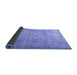 Sideview of Persian Blue Traditional Rug, tr3189blu