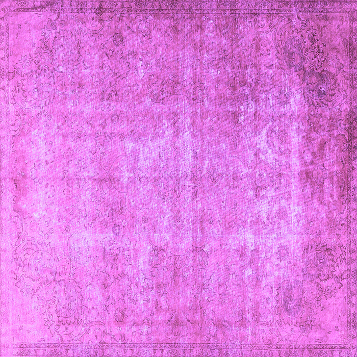 Square Persian Purple Traditional Rug, tr3189pur
