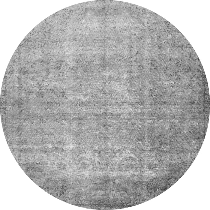 Square Persian Gray Traditional Rug, tr3189gry