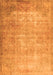 Persian Orange Traditional Rug, tr3189org