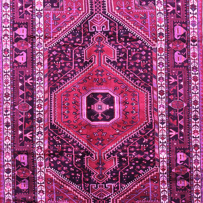 Machine Washable Persian Pink Traditional Rug, wshtr318pnk