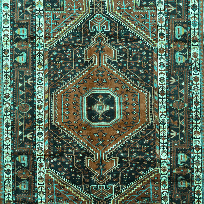 Persian Turquoise Traditional Rug, tr318turq