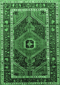 Persian Emerald Green Traditional Rug, tr318emgrn