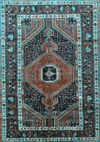 Persian Light Blue Traditional Rug, tr318lblu