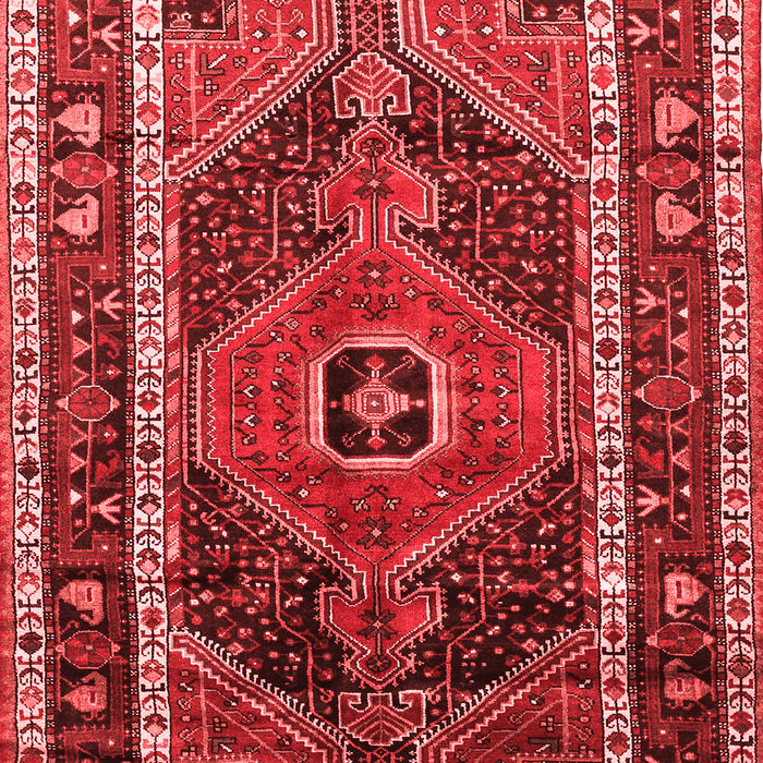 Machine Washable Persian Red Traditional Rug, wshtr318red