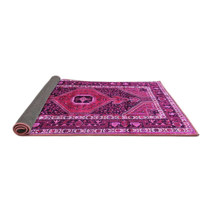 Sideview of Persian Pink Traditional Rug, tr318pnk