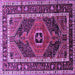 Square Persian Purple Traditional Rug, tr318pur