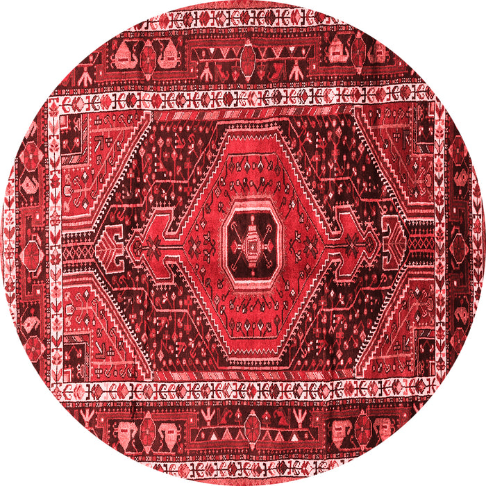 Machine Washable Persian Red Traditional Rug, wshtr318red