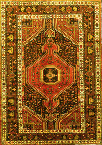 Persian Yellow Traditional Rug, tr318yw