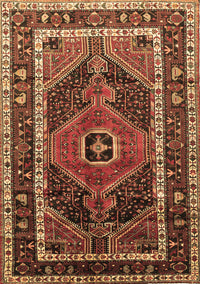 Persian Brown Traditional Rug, tr318brn