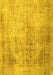 Machine Washable Persian Yellow Traditional Rug, wshtr3191yw