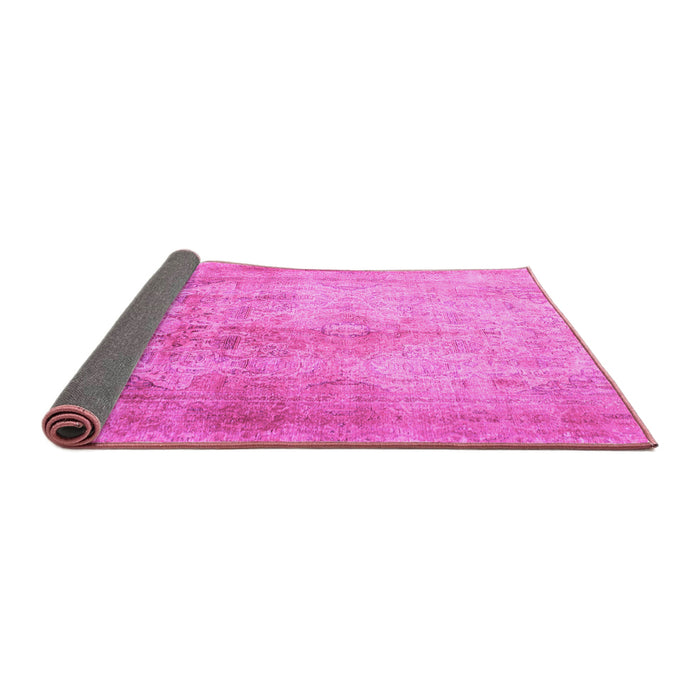 Sideview of Persian Pink Traditional Rug, tr3191pnk