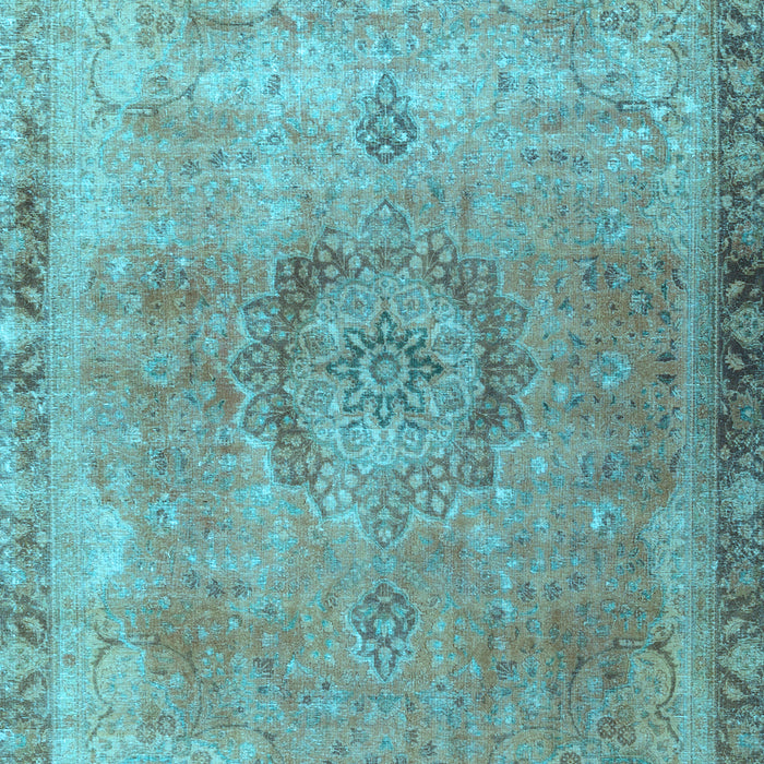 Machine Washable Persian Light Blue Traditional Rug, wshtr3192lblu