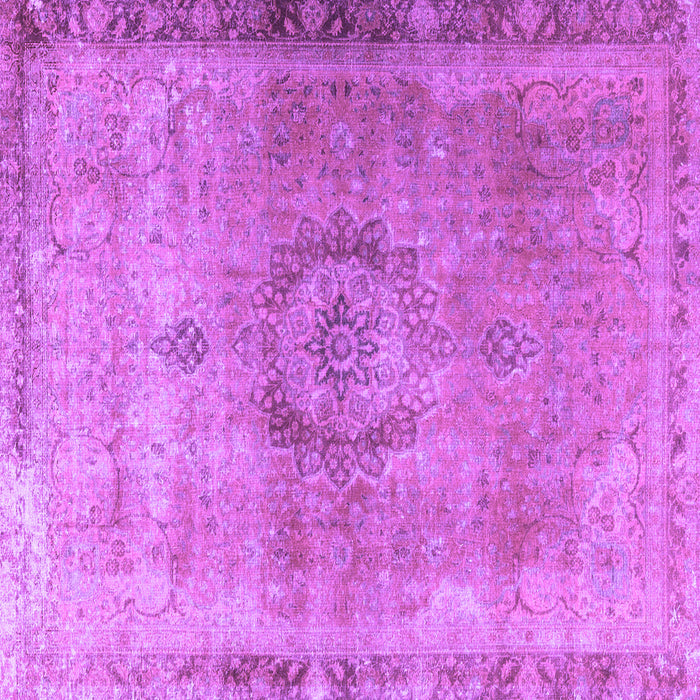 Square Persian Purple Traditional Rug, tr3192pur