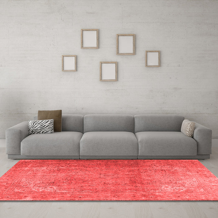 Traditional Red Washable Rugs