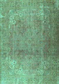 Persian Turquoise Traditional Rug, tr3193turq