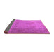 Sideview of Persian Purple Traditional Rug, tr3193pur