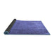 Sideview of Persian Blue Traditional Rug, tr3193blu