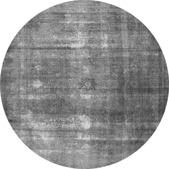 Machine Washable Persian Gray Traditional Rug, wshtr3195gry