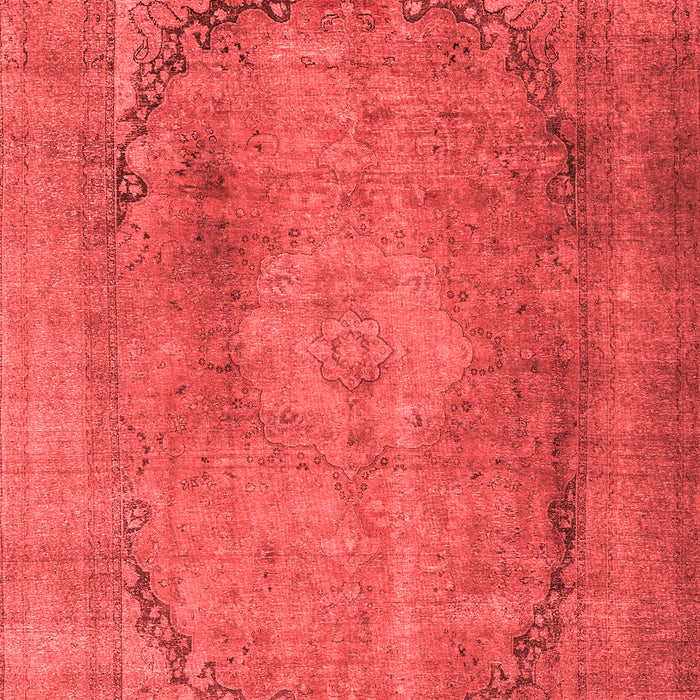 Machine Washable Persian Red Traditional Rug, wshtr3196red