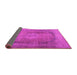 Sideview of Persian Pink Traditional Rug, tr3196pnk