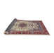 Sideview of Traditional Tan Brown Persian Rug, tr3197