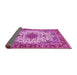 Sideview of Persian Pink Traditional Rug, tr3197pnk