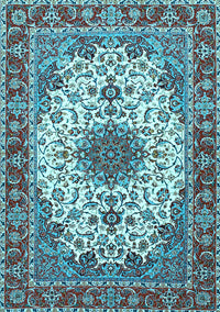 Persian Light Blue Traditional Rug, tr3197lblu