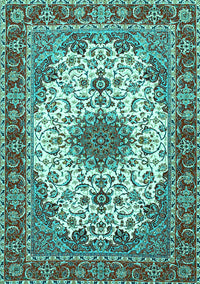 Persian Turquoise Traditional Rug, tr3197turq