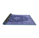 Sideview of Persian Blue Traditional Rug, tr3198blu