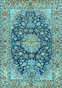 Persian Light Blue Traditional Rug, tr3198lblu